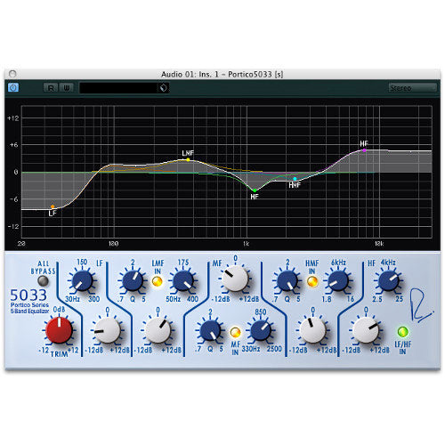 Steinberg RND Portico 5033 EQ Plug In (Mac and Windows VST)