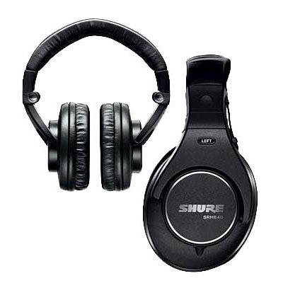 Shure SRH840 Professional Monitoring Headphone - Closed-Back Circumaural