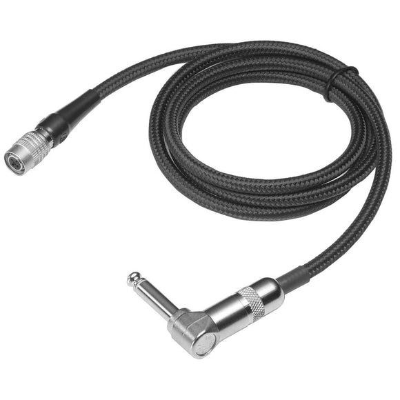 Audio-Technica AT-GRCW PRO Right Angle Instrument Cable for Unipak Transmitters (36 Inch)