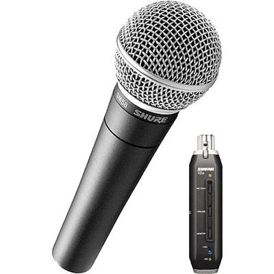 Shure X2u - XLR to USB Microphone Signal Adapter and SM58 Microphone