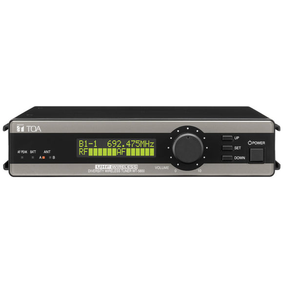 TOA WT-5800 E01 Wireless 64 Channel True Diversity UHF Receiver - E01 Frequency Range