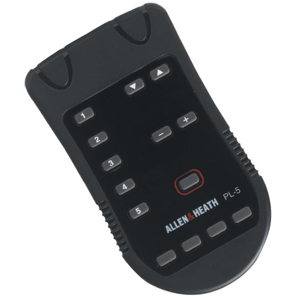 Allen and Heath PL-5 Handheld Infrared Remote Control for iDR Systems