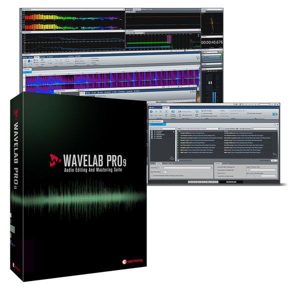 Steinberg WaveLab Pro 9 Audio Mastering and Editing Software