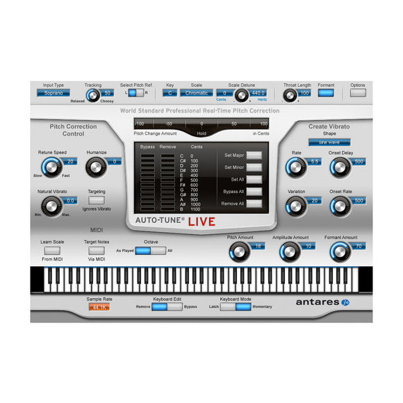 Antares Auto-Tune Live Real Time Pitch Correction and Effect Plugin