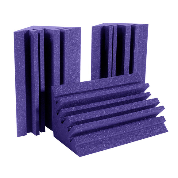 Auralex MetroLENRD Foam Corner Bass Trap (Purple, Box of 8)