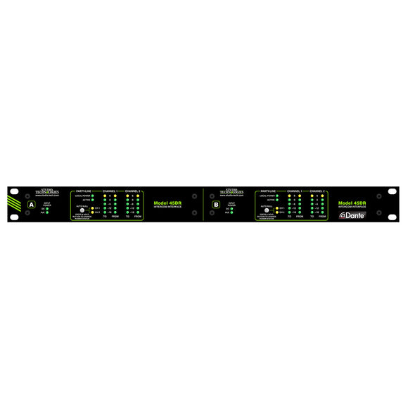 Studio Technologies Rack Mount for Two Model 45DR Interfaces
