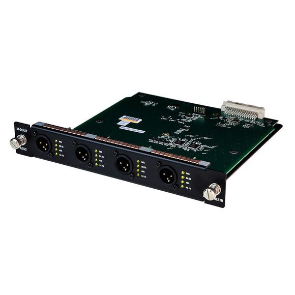 Allen and Heath M-DOUT 8-Channel AES Output Card for dLive DX32 Rack