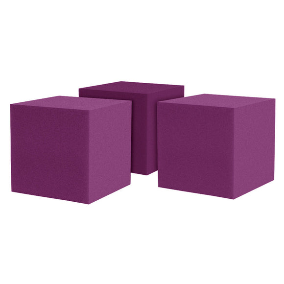 Auralex CornerFill Cube 1x1x1 Foot Foam (Burgundy, 2 Pack)