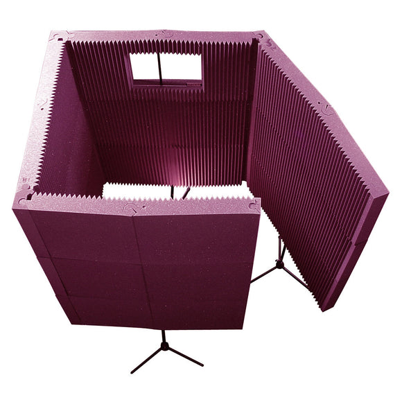 Auralex MAX Wall 1141VB Portable Vocal Booth (Burgundy)