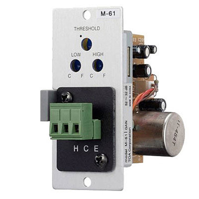 TOA M-61S T Mic Preamp with Compressor - Screw Terminal