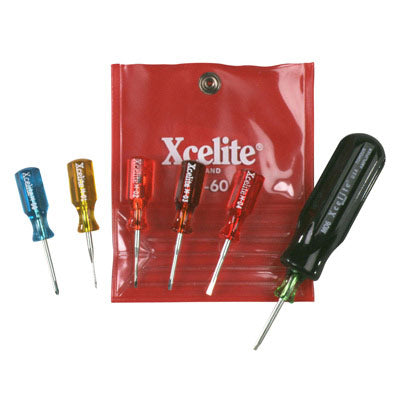 Xcelite M60V - 6-Piece Mini-Driver Kit - inch Sizes / Carded