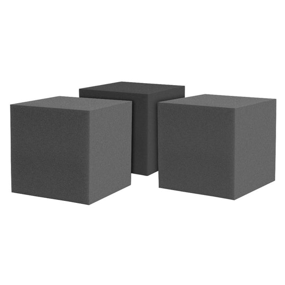 Auralex CornerFill Cube 1x1x1 Foot Foam (Charcoal, 2 Pack)