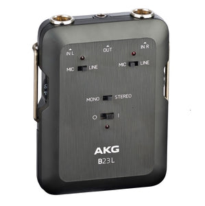 AKG B23 L Battery Operated Phantom Power Supply and Mini Recording Mixer