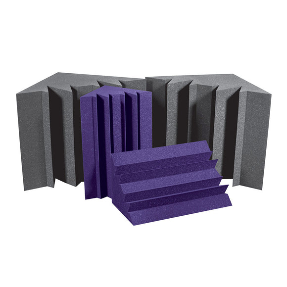 Auralex MegaLENRD Large Foam Corner Bass Trap (Charcoal, Box of 2)