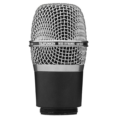 Telefunken M80-WH - Dynamic Series Wireless Capsule for Shure Wireless Products - Chrome