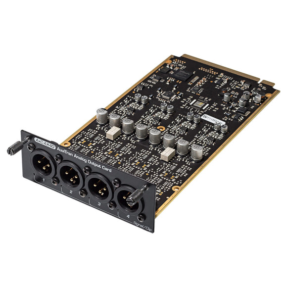AuviTran AXC-AX4O 4 Balanced Analog XLR Output Card for AuviTran ToolBox
