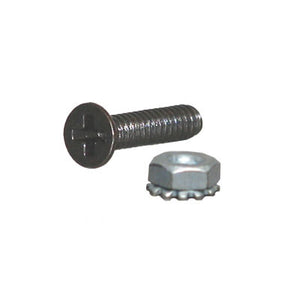 Whirlwind 4-40 Half Inch Screw for Mounting Connectors - Black