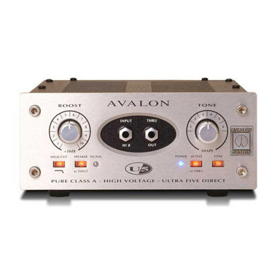 Avalon U5 Mono Instrument and DI Amp with 6 passive tone-EQ curves
