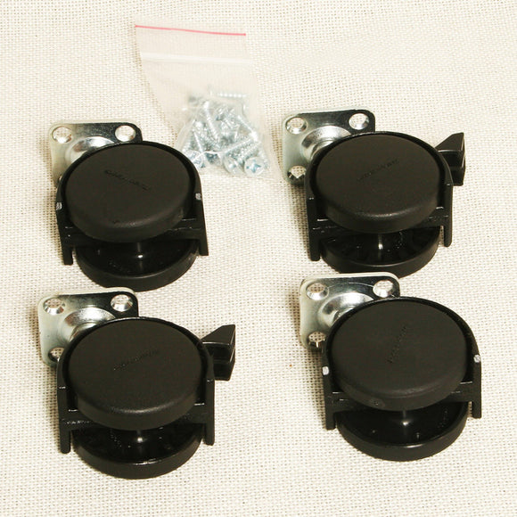Auralex Locking Caster Kit for 2x6 Foot ProGO Panels
