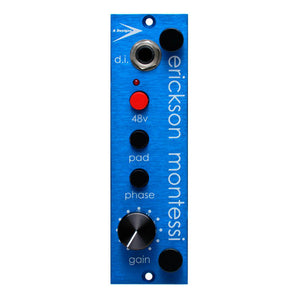 A Designs EM-Blue Single Channel 500 Series Mic Preamp with DI and Nickel Transformer