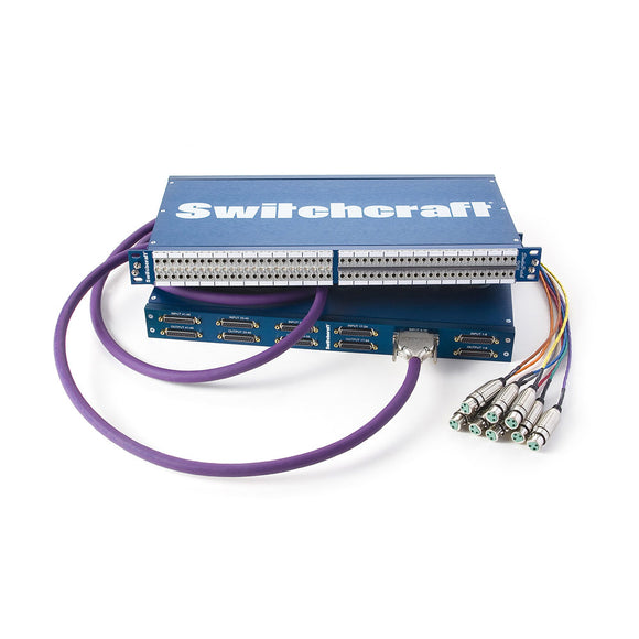 Switchcraft 9625 StudioPatch 96-Point TT Patch Bay (DB25 on Rear)