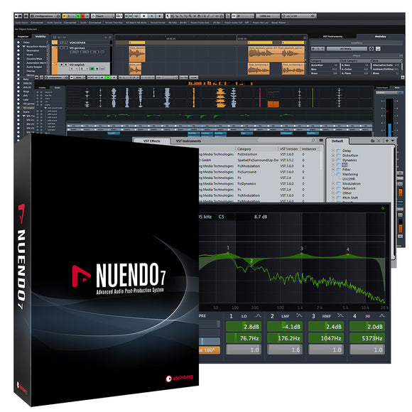 Steinberg Nuendo 7 Professional Recording and Post Production Software