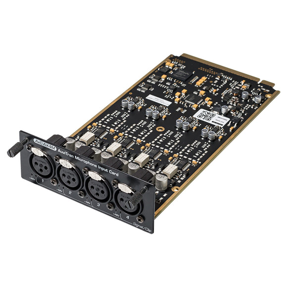 AuviTran AXC-AX4M 4 Balanced Mic / Line XLR Preamp Input Card for AuviTran ToolBox