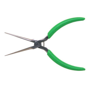 Xcelite NN7776V - 6" Long Needle Nose Pliers Serrated Jaws Green Grips