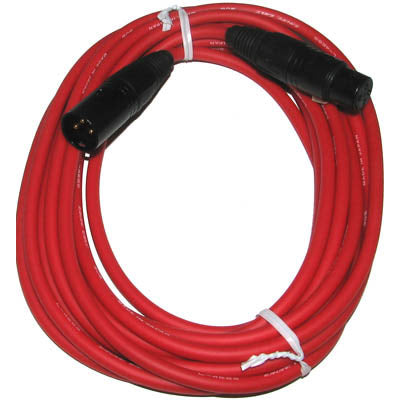 Canare EC025FB-RED Star Quad XLRM - XLRF Microphone Cable