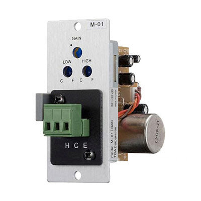 TOA M-01M Male XLR Low Impedence Balanced Microphone Preamplifier Module