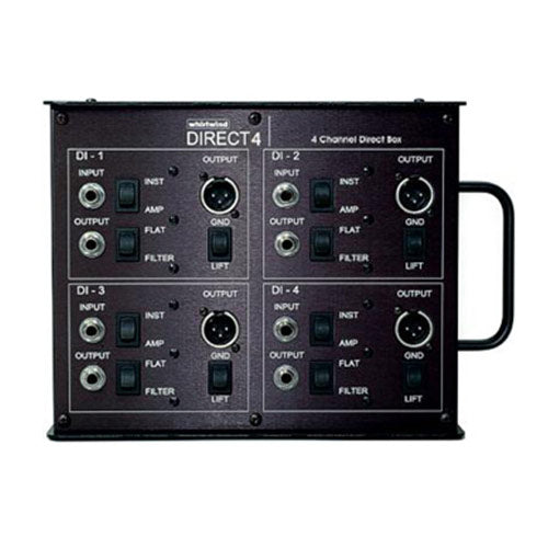 Whirlwind Direct4 4 Channel Direct Box (Mounted In Stage Box)