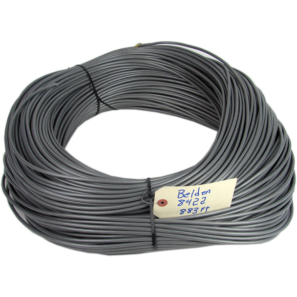 Belden 8422 22 AWG Stranded Two-Conductor Low-Impedance Cable - 883 feet / B-Stock