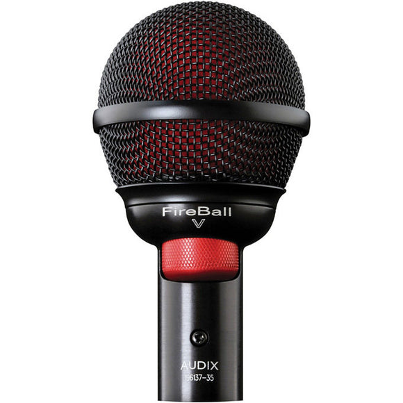 Audix Fireball-V Microphone With Adjustable Volume Control For Accurate Reproduction Of Harmonica