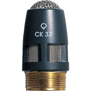 AKG CK33 90 Degree Hypercardioid Microphone Capsule for Discreet Acoustics Modular System