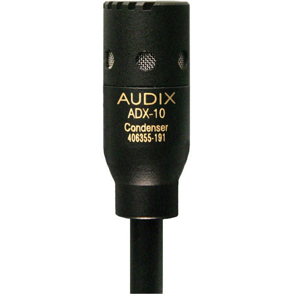 Audix ADX-10 Miniature Lavalier Electret Condenser Microphone with TA3F / Mini XLR Connector